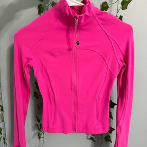 sonic pink lululemon define jacket nulu cropped